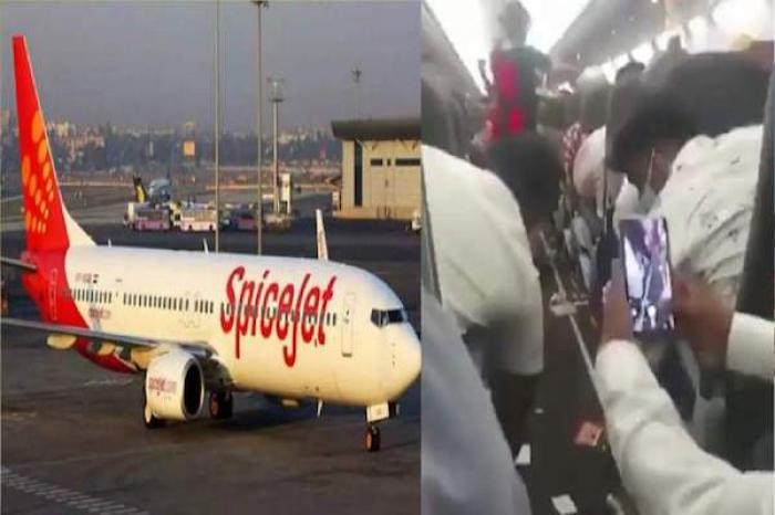 Avión de SpiceJet aterriza de emergencia tras llenarse la cabina de humo