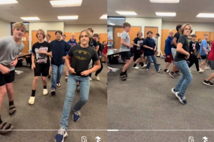 Profesora de español en Texas les enseña a sus alumnos a bailar “El Payaso del Rodeo”