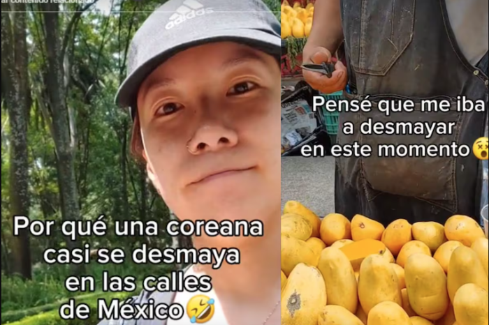 Coreana visita México y casi se desmaya por encontrar fruta en las calles de la ciudad