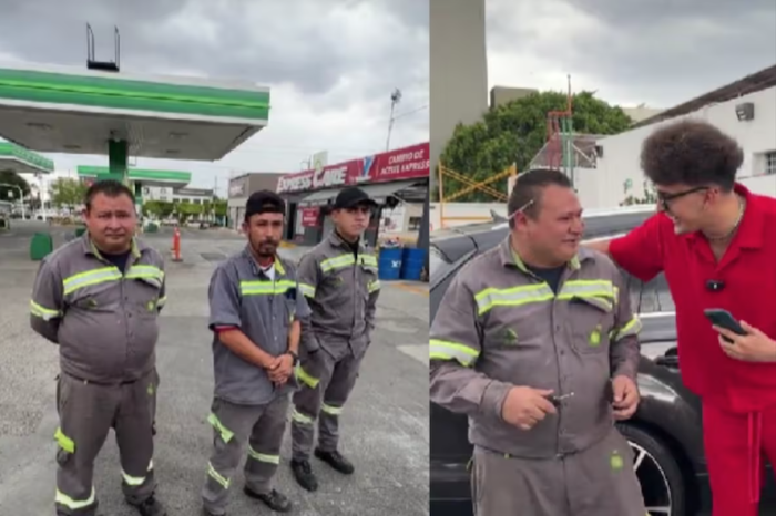 Influencer le regala un carro a un empleado de gasolinera sin saber que tiene un hijo enfermo