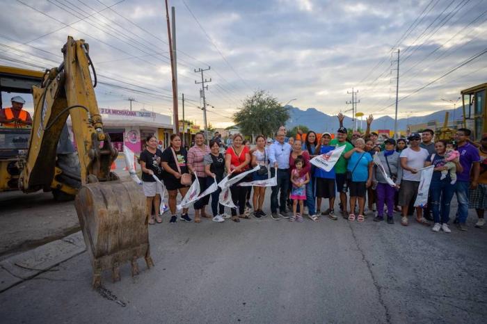 Sigue Escobedo con la modernización de Sendero Divisorio Norte