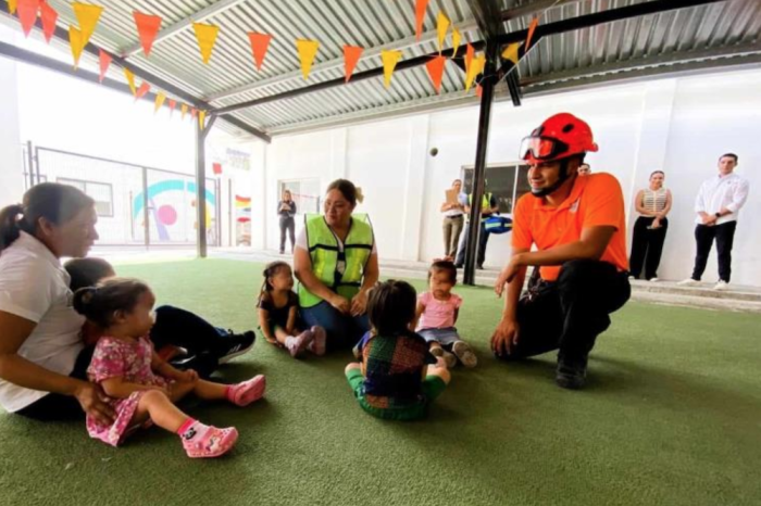 Realizan en Santa Catarina simulacros por el 