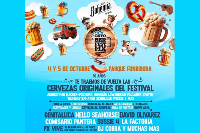 Bohemia presenta Oktoberfest en Monterrey, un fin de semana que te transportará hasta Alemania 