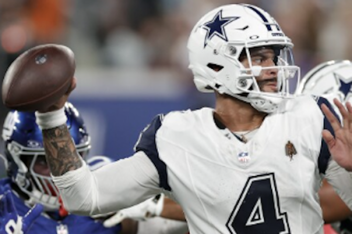 Los Cowboys de Dallas vencen a los Giants 20-15 y equilibran su temporada