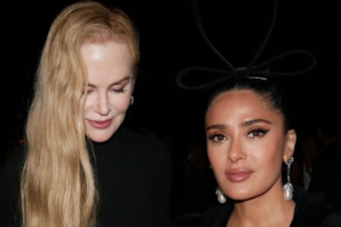 Salma Hayek y Nicole Kidman generan polémica durante el desfile de Balenciaga