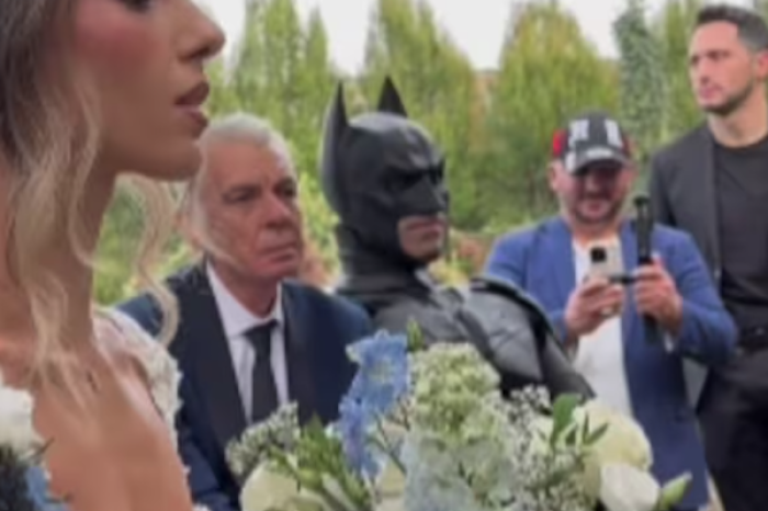  ¡Batman se cuela en una boda! Hermano de la novia sorprende a todos con su atuendo