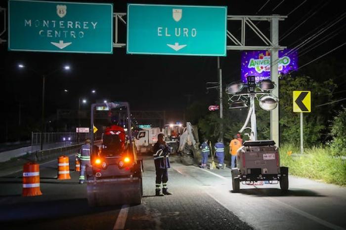 Bachea Monterrey tramo de la Carretera Nacional     