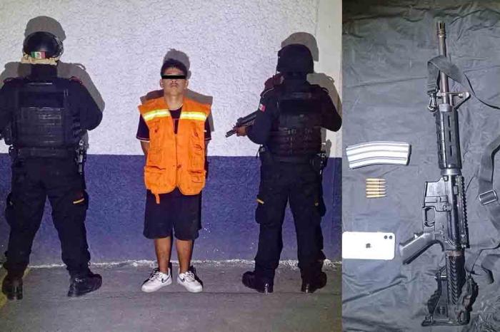 Detienen a joven armado en Monterrey