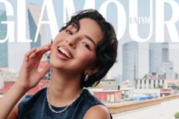 Glamour oculta portada de Ángela Aguilar tra