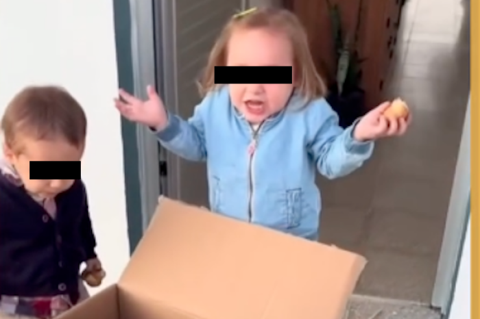 Niña recibe una gallina viva como regalo de cumpleaños