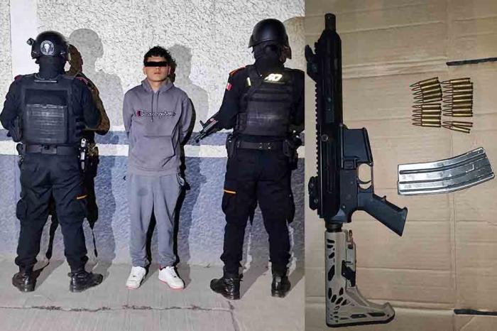 Arrestan a hombre armado en Monterrey