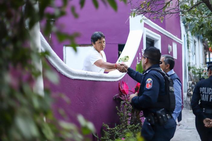 Fortalece Policía de San Pedro contacto con 