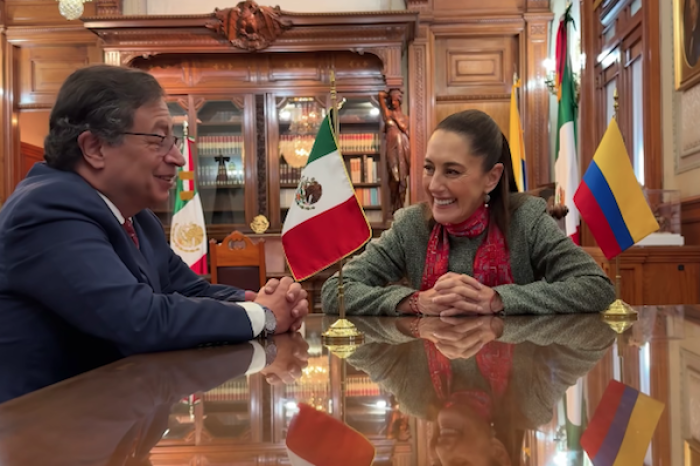  Claudia Sheinbaum y Gustavo Petro delinean agenda común ante crisis migratoria