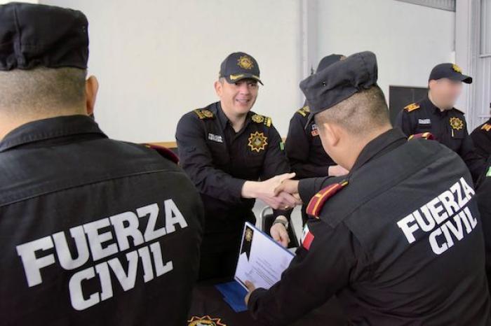 Reconocen labor de 29 policías de Fuerza Civil