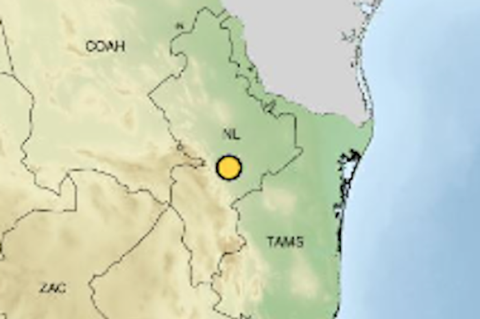 Sismo sacude a Montemorelos, Nuevo León