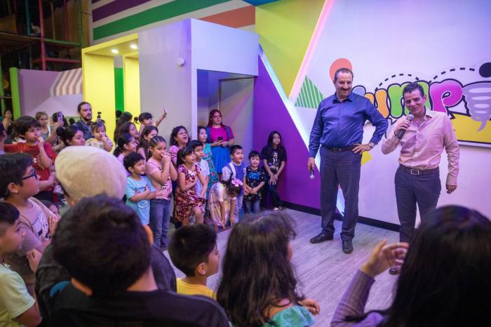 Miguel Flores y José Luis Garza celebran el Día del Niño y Niña en Guadalupe